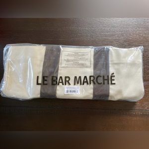 Le Bar Marche Beach Tote, Brand New In Plastic.
